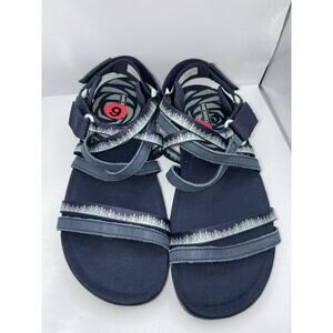 Merrell Womens 6 Terran 3 Cush Lattice Sandal Navy Mint Sport Sandal New Leather